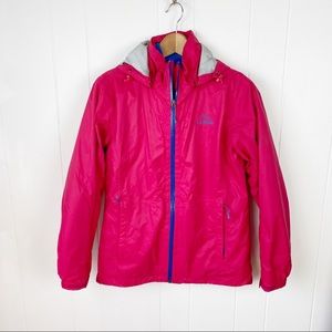 LL Bean 3 in 1 Pink and Blue Coat Jacket small